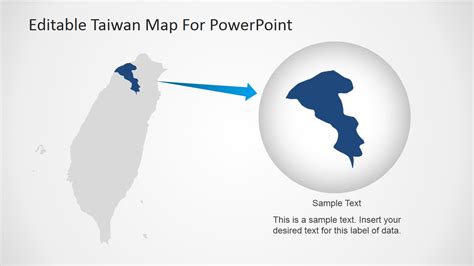 Taiwan Editable Powerpoint Map Slidemodel