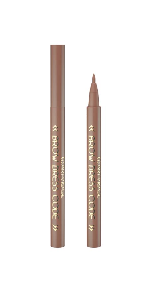 Фломастер для бровей Art-Visage Brow dress code, тон: 802, коричневый ...