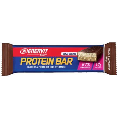 Enervit Sport Protein Bar Chocolate Cream Barretta Proteica G Con