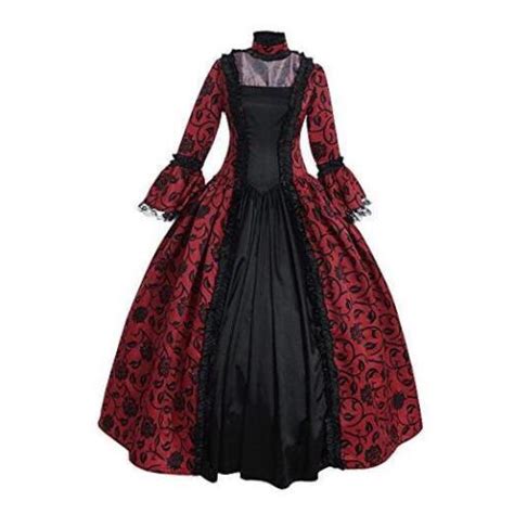 Womens Victorian Rococo Dress Inspiration Maiden Costume Medium