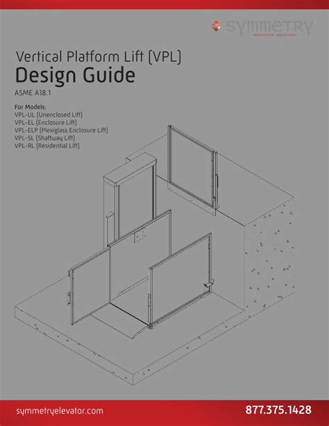 Pdf Vertical Platform Lift Vpl Design Guide Dokumen Tips