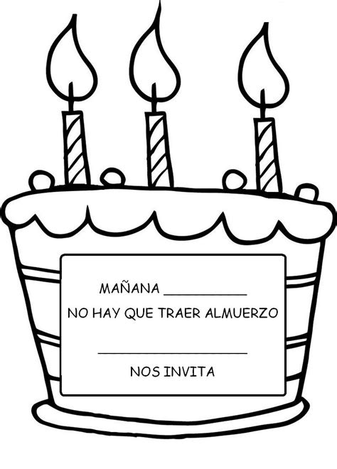 RECURSOS y ACTIVIDADES para Educación Infantil Cartel Cumpleaños