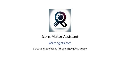 Icons Maker Assistant Gpts Features And Functions Examples And Prompts