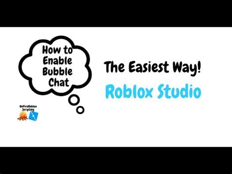 How To Enable Bubble Chat In Roblox Studio EASIEST WAY YouTube