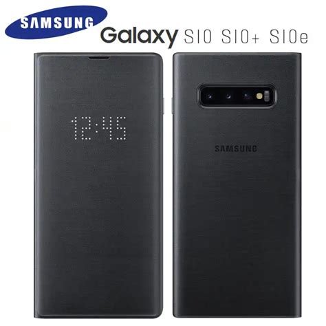 Samsung S10 Case Official Original Galaxy S10 Led Wallet Cover Flip