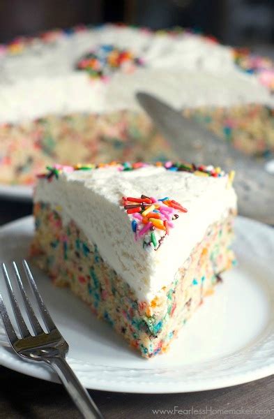 Easy Homemade Funfetti Cake