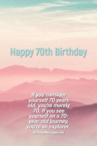 70th Birthday Wishes & Quotes: Birthday Messages for 70 Year Olds ...