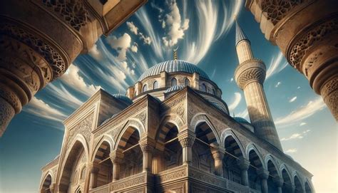 Premium Photo | Ottoman Mosque Architecture Blue Sky