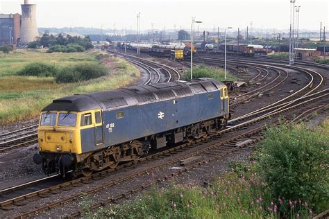 British Rail Class 47 47192 Warrington Arpley Yard 240785 Rail Photo