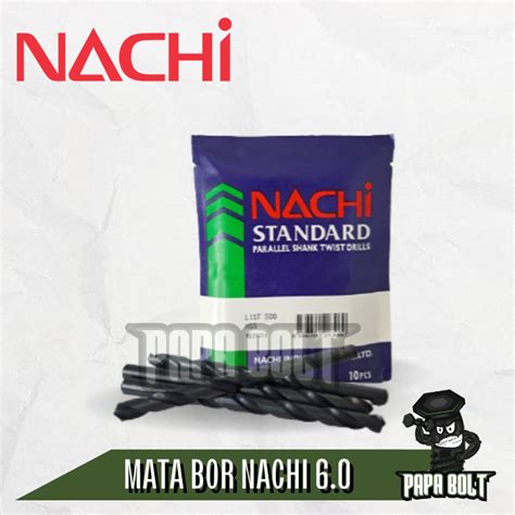 Jual Nachi Mata Bor Besi Hss Mm Matabor Besi Mm Shopee Indonesia