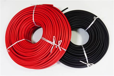 Tuv Pv V Dc Fire Resistant Cables Single Core Dc Solar Cable For