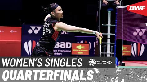 YONEX French Open 2024 Tai Tzu Ying TPE 3 Vs Aya Ohori JPN