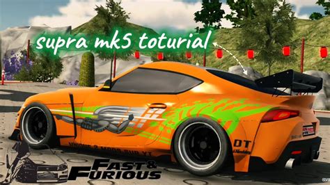 How To Make Paul Walker S Supra 2024 New Update Car Parking Multiplayer Youtube