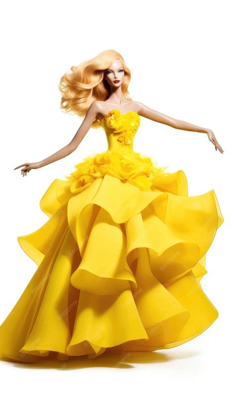 Premium Photo The Yellow Dress Of The Princess