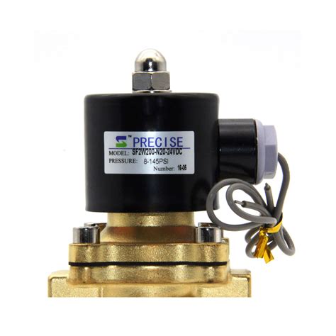 Precise SF2W200 N20 24VDC 3 4 NPT F Brass Electric Solenoid Valve