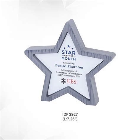 Wooden Star of the Month award, Size: 5-10 inch at Rs 565/piece in New ...