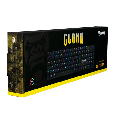 Teclado Gamer King Rgb Clanm