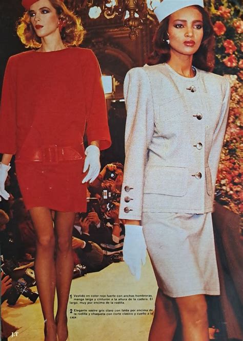 Yves Saint Laurent haute couture printemps été 1987 Magazine Holà Alta