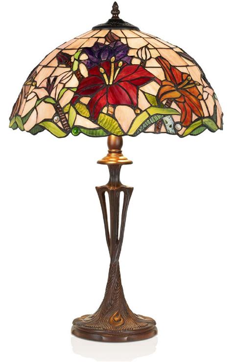 Casa Padrino luxury Tiffany table lamp lamp multicolored brown Ø 40 x