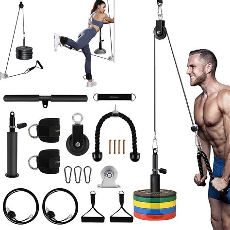 Buy Fitness Lat And Lift Pulley System Pull Down Pulley Cable Machine