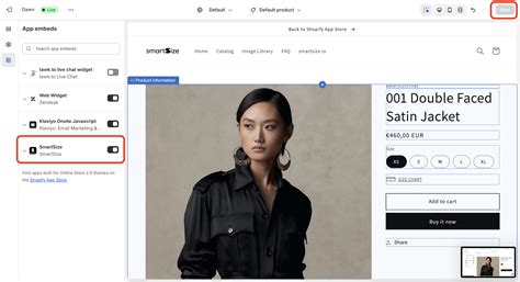 How to embed SmartSize in your Shopify theme – Help Center