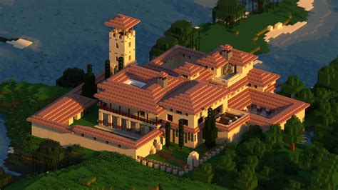 Minecraft Villa Minecraft Mansion Minecraft Architecture Minecraft