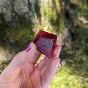 Unfinished Trapezohedron Crystals Lovecraft Shining Trapezohedron Red ...