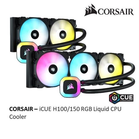 Corsair H150 Rgb 360mm Liquid Cpu Cooler Cw 9060054 Ww Lazada