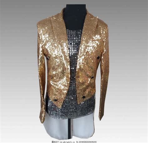 Мужская мода Шампань Золотой серебристый красный синий черный смокинг с ...