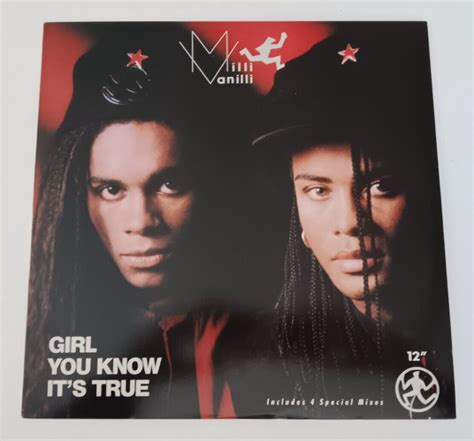 Milli Vanilli Girl You Know Its True 12 Vinyl Single 1988 Arista Adi