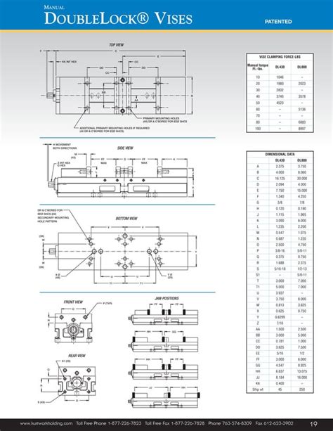 Kurt Double Lock Vise PDF