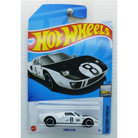風火輪 Hot Wheels FORD GT 福特 跑車 超跑 新色 黑白 普卡 蝦皮購物
