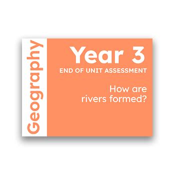 Geography End Of Unit Assessment Y Rivers The Learning Challenge