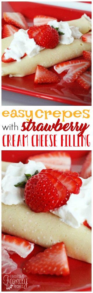 These Easy Crepes With Strawberry Cream Cheese Filling Are Perfect For