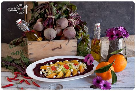 Ensalada De Remolacha Con Naranja Y Lechuga Cocina