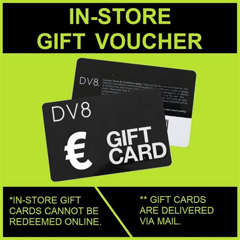 Gift Card. Only Redeemable In Store | Shop the latest fashion online @ DV8