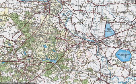 Historic Ordnance Survey Map of Englefield Green, 1920