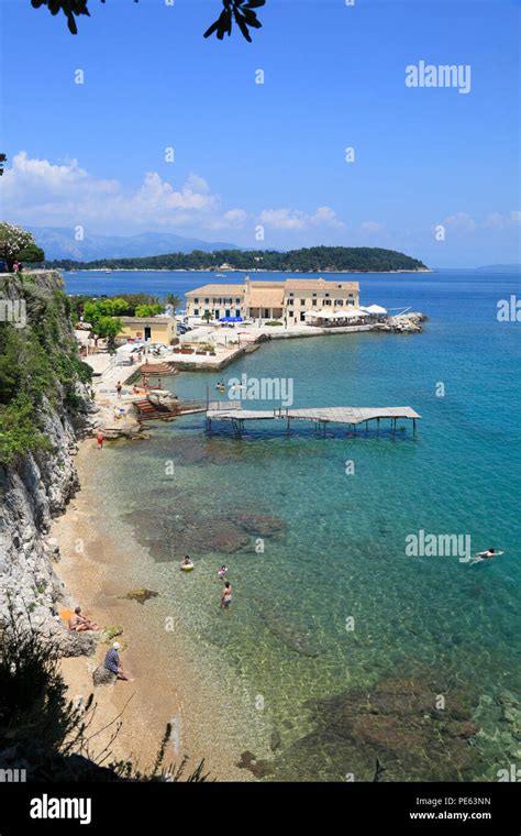 Corfu town beach hi-res stock photography and images - Alamy