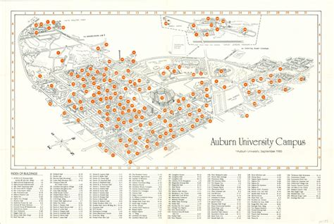 Auburn University Campus | Curtis Wright Maps