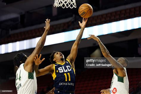 Christian Vital Of The Salt Lake City Stars Drives To The Basket