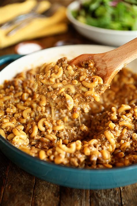 Cheese Hamburger Skillet Homemade Hamburger Helper Karinokada