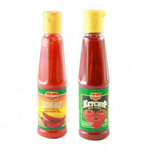 Jual Delmonte Saus Tomat Ketchup Saos Sambal Extra Hot Chilli Sauce