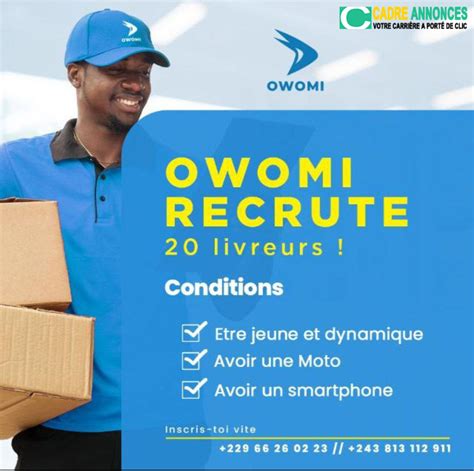 RECRUTEMENT BENIN Pour Ses Propres Services Owomi Lance De Toute