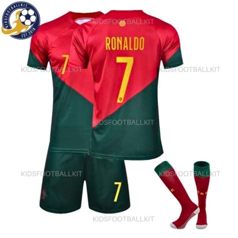 Portugal World Cup Kids Kit Ronaldo 7 2022 | Best Price 2025