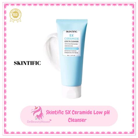 Jual Skintific 5x Ceramide Low Ph Cleanser Facial Wash Gentle Cleanser 80ml Shopee Indonesia