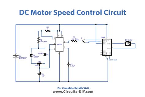 Dc Motor Speed Regulation Circuit