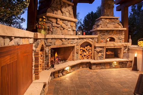 Outdoor Fireplace Kits With Pizza Oven Most Popular Interior Paint