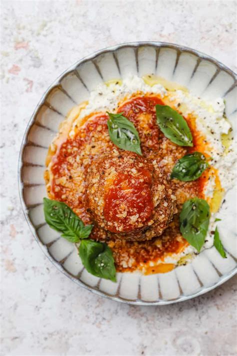 Tender Baked Ground Beef And Ricotta Meatballs Well Seasoned Studio