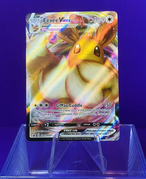 Mavin Eevee VMAX SWSH087 SWSH Shining Fates EBT Promo Full Art