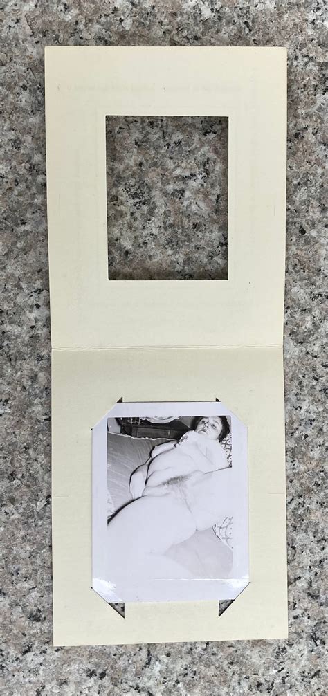 Vintage 1950 60s Mature Nude Polaroid Photograph Of A Etsy